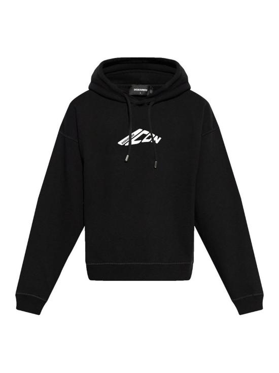 26SS 디스퀘어드2 후드 티셔츠 S79GU0137D25007900 Black