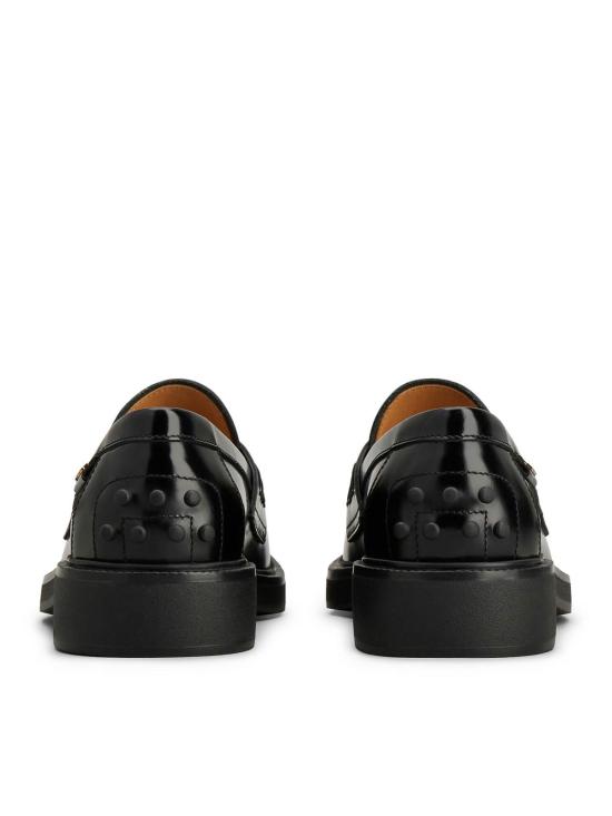 26FW 토즈 레더 로퍼 XXW20L0IP70SHAB999B999 BLACK - TODS