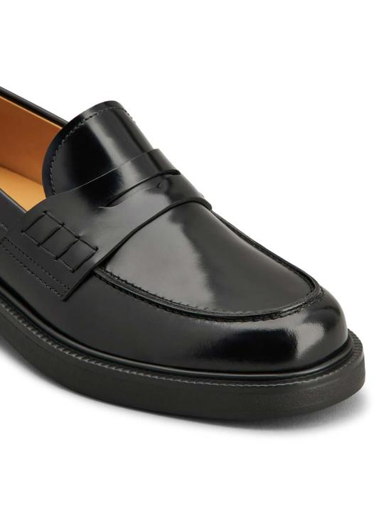 26FW 토즈 레더 로퍼 XXW20L0IP70SHAB999B999 BLACK - TODS