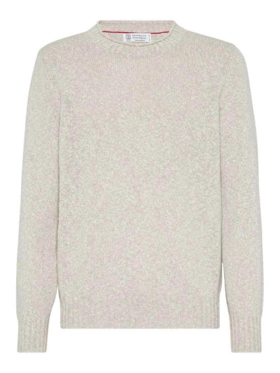  브루넬로 쿠치넬리 크루 넥 스웨터 M26504700C4145 Light Grey