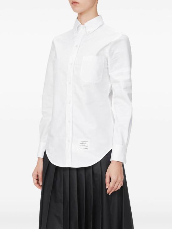 26SS 톰브라운 코튼 옥스포드 클래식 4바 셔츠 FLL005A06496100 White - THOM BROWNE
