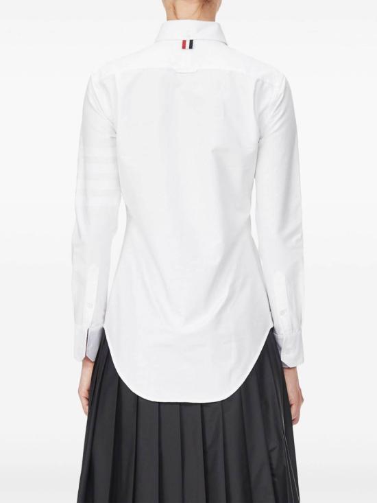 26SS 톰브라운 코튼 옥스포드 클래식 4바 셔츠 FLL005A06496100 White - THOM BROWNE