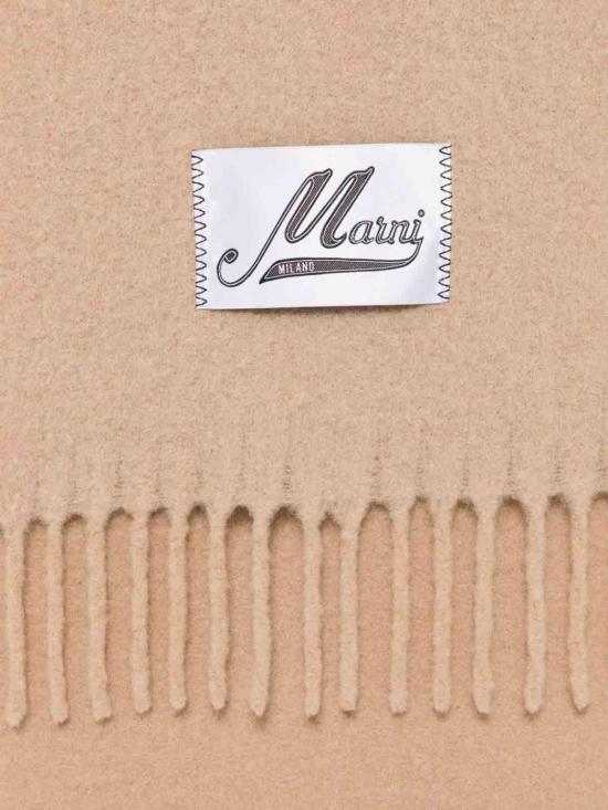  마르니 터콰이즈 알파카 스카프 SCMC0059Y0UTW91800M02 Beige - MARNI