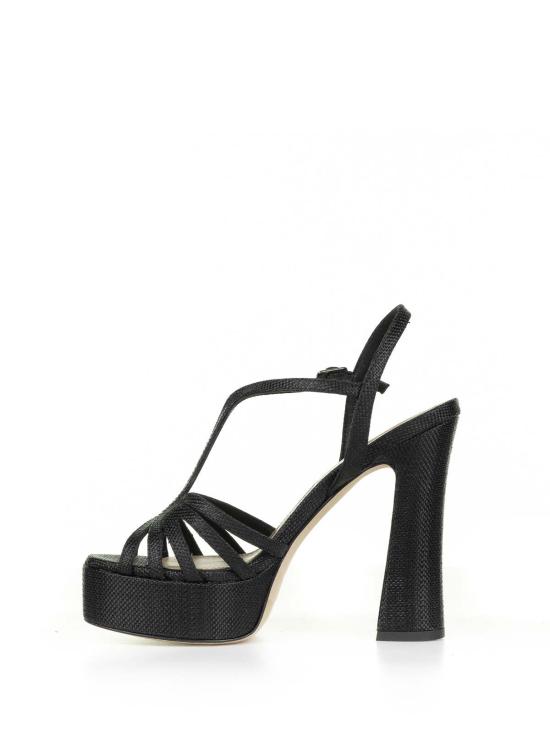  썅딸 샌들 2316RAFFIANERO Black - CHANTAL