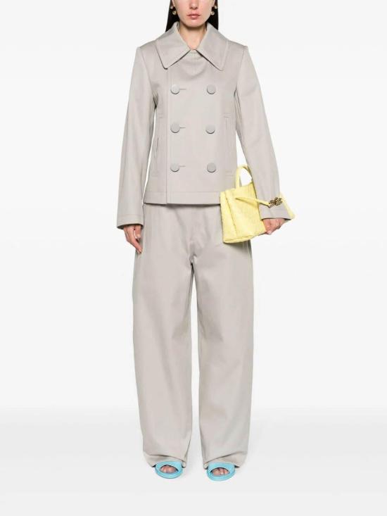 24FW 보테가베네타 스트레이트 팬츠 792238V2T108390 Grey - BOTTEGA VENETA