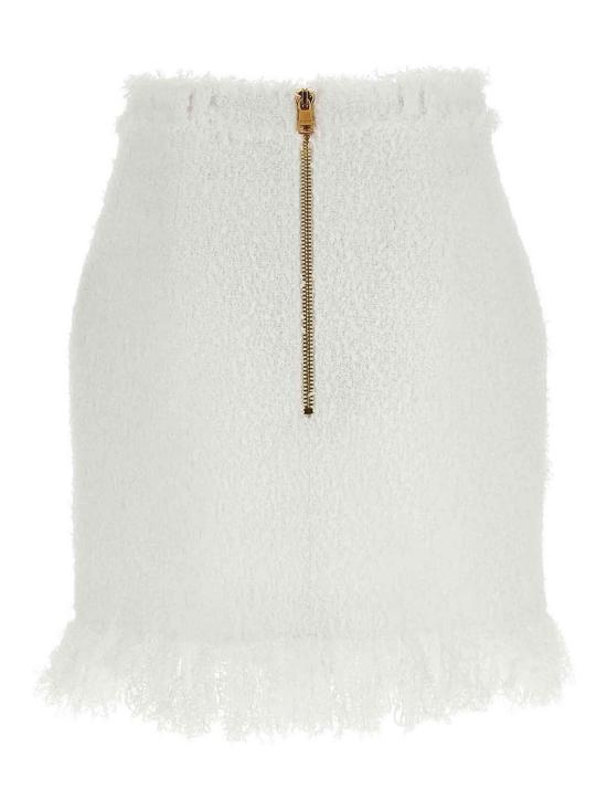  발망 스커트 DF1LBA20XC670FA White - BALMAIN