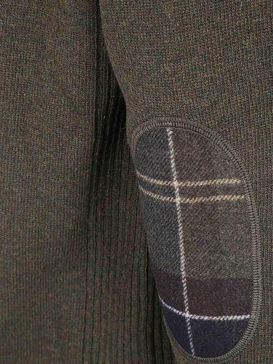 26FW 바버 집업 니트 MKN0837OL91 Green - BARBOUR