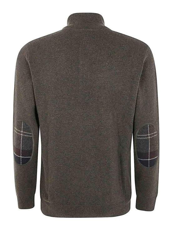 26FW 바버 집업 니트 MKN0837OL91 Green - BARBOUR