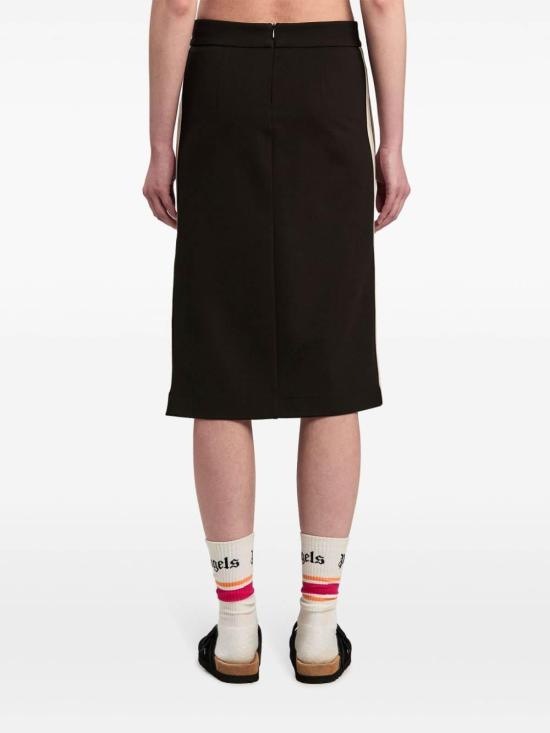  팜앤젤스 미디 스커트 PWCC081F24FAB0021003 Black - PALM ANGELS