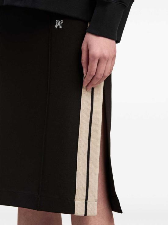  팜앤젤스 미디 스커트 PWCC081F24FAB0021003 Black - PALM ANGELS