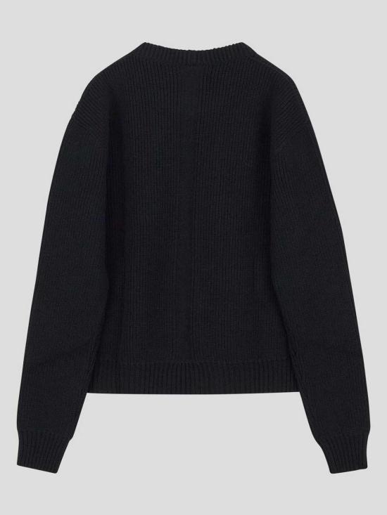  릭 오웬스 스웨터 RP02D3646KWV09 Black - RICK OWENS