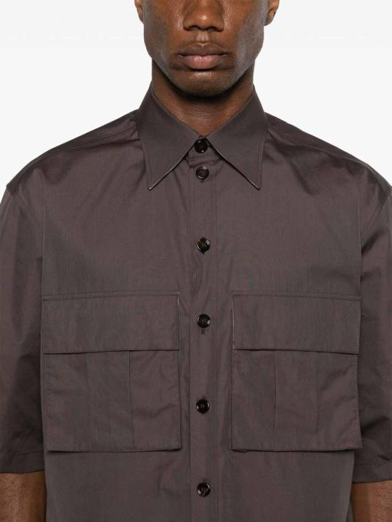 25FW 돌체앤가바나 반팔 셔츠 G5LX2ZFU5SWM4015 Brown - DOLCE & GABBANA