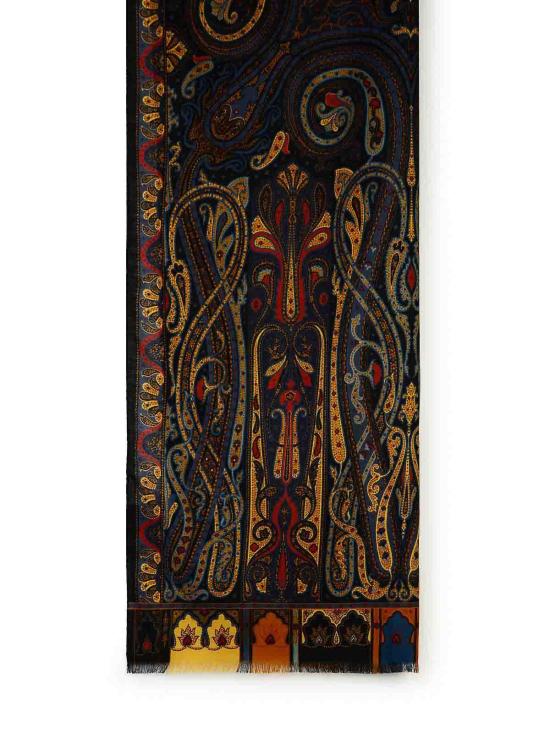 26FW 에트로 프린트 스카프 WATA0010AA051X0810 BLACK - ETRO