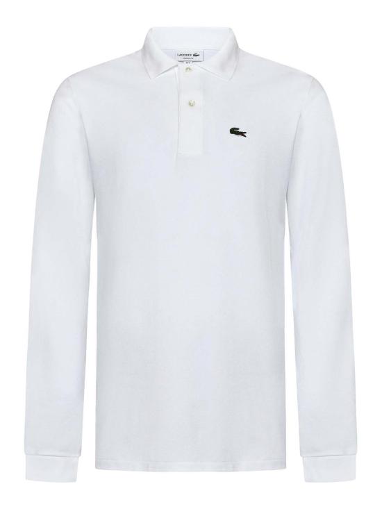 25FW 라코스테 클래식 롱슬리브 폴로 셔츠 L1312001 White