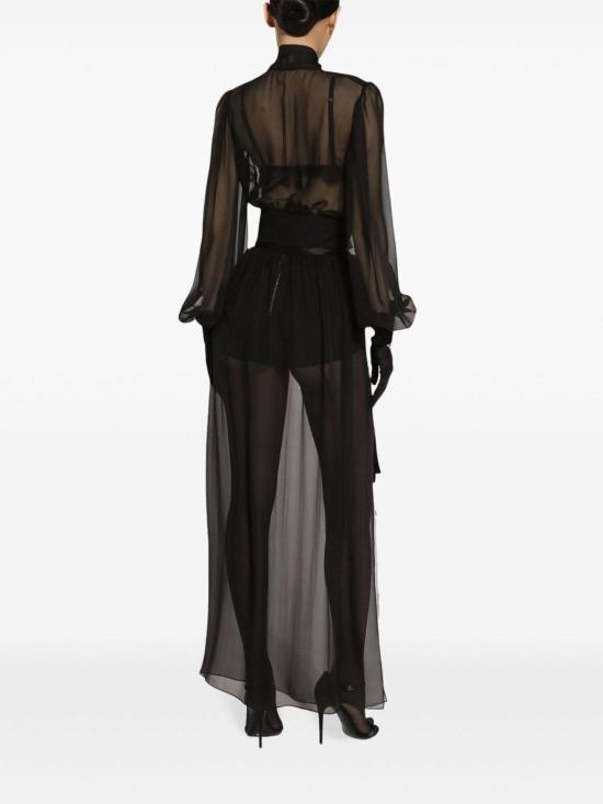  돌체앤가바나 롱 스커트 F4C0ATFU1ATN0000 Black - DOLCE & GABBANA