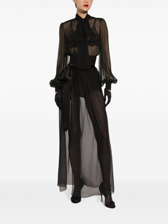  돌체앤가바나 롱 스커트 F4C0ATFU1ATN0000 Black - DOLCE & GABBANA