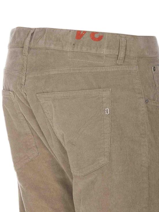  돈답 스트레이트 팬츠 UP576VS0028PTD027 Green - DONDUP