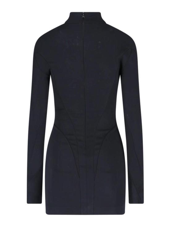  뮈글러 숏 원피스 23W1RO15374701999 Black - MUGLER
