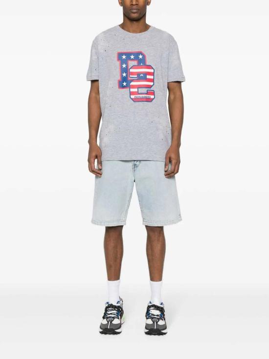  디스퀘어드2 반팔 티셔츠 S74GD1249S22146857M Grey - DSQUARED2