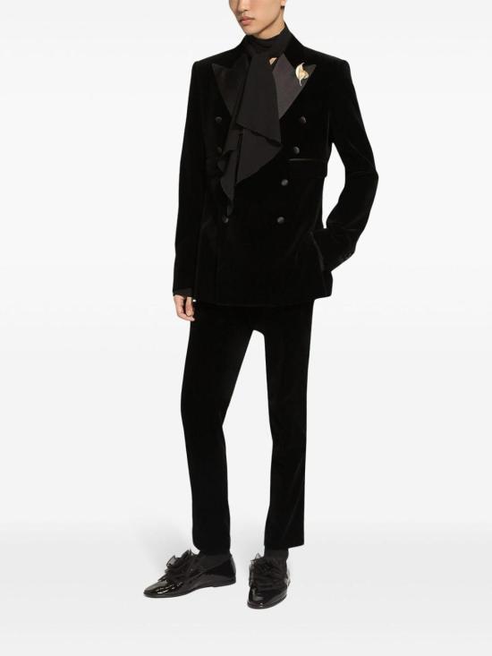  돌체앤가바나 스트레이트 팬츠 GP0F3TFUVG7N0000 Black - DOLCE & GABBANA