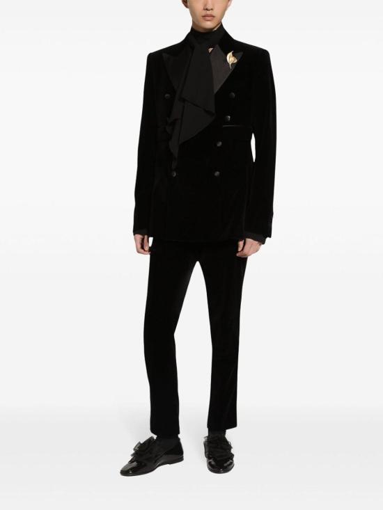  돌체앤가바나 스트레이트 팬츠 GP0F3TFUVG7N0000 Black - DOLCE & GABBANA