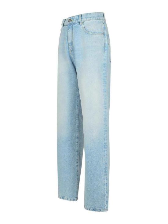 25FW 발망 데님 팬츠 DH0ML135DE956FC Light Blue - BALMAIN