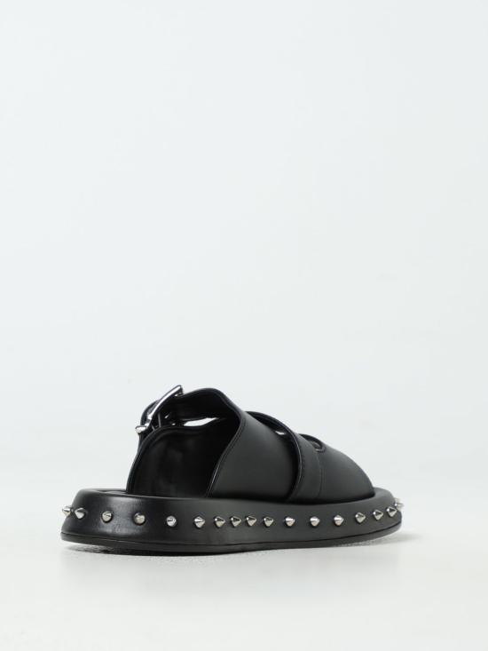25FW 알렉산더 맥퀸 뮬/슬리퍼 797567WIG42 1081 Black - ALEXANDER MCQUEEN