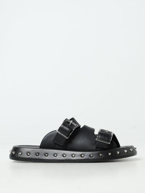 25FW 알렉산더 맥퀸 뮬/슬리퍼 797567WIG42 1081 Black