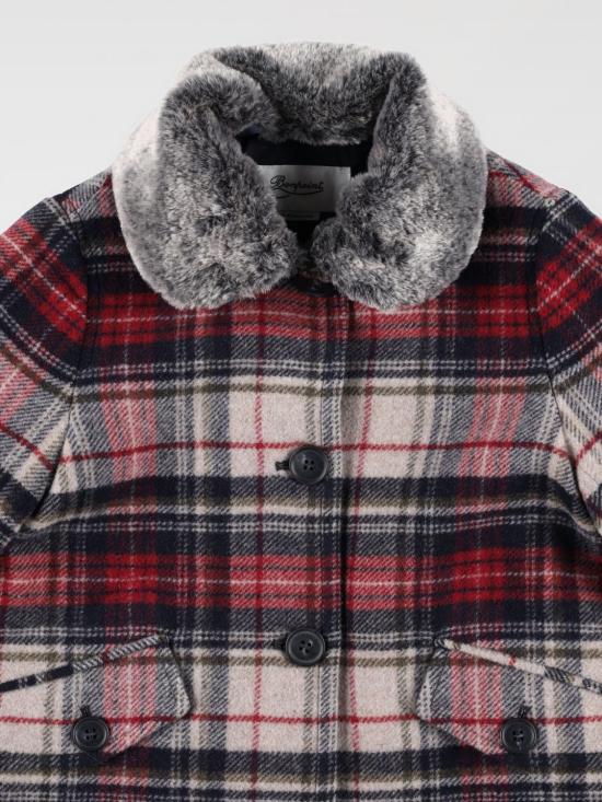 24FW [키즈] 봉쁘앙 코트 W04GOUW00013 470A Burgundy - BONPOINT