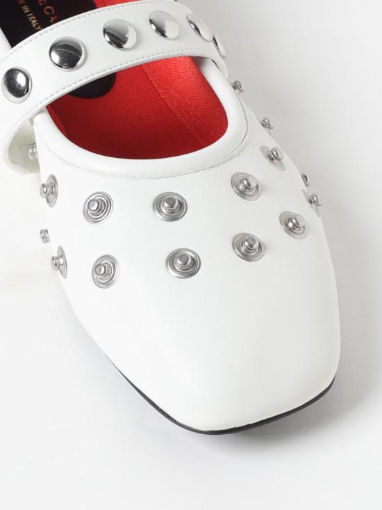 24FW 스텔라 맥카트니 플랫 슈즈 810473W1IL09 001 White - STELLA MCCARTNEY