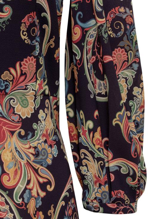 24FW 에트로 롱 원피스 WRHA015699SASE8 X0887 STAMPA FDO BLU - ETRO