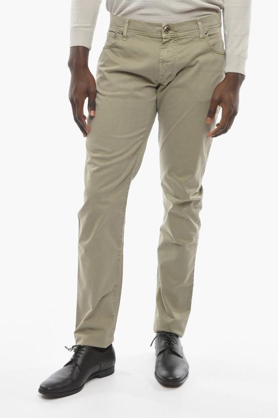  꼬르넬리아니 스트레이트 팬츠 834JD2 9120149 050 Military Green