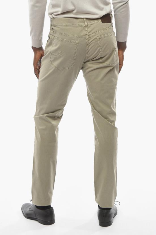  꼬르넬리아니 스트레이트 팬츠 834JD2 9120149 050 Military Green - CORNELIANI