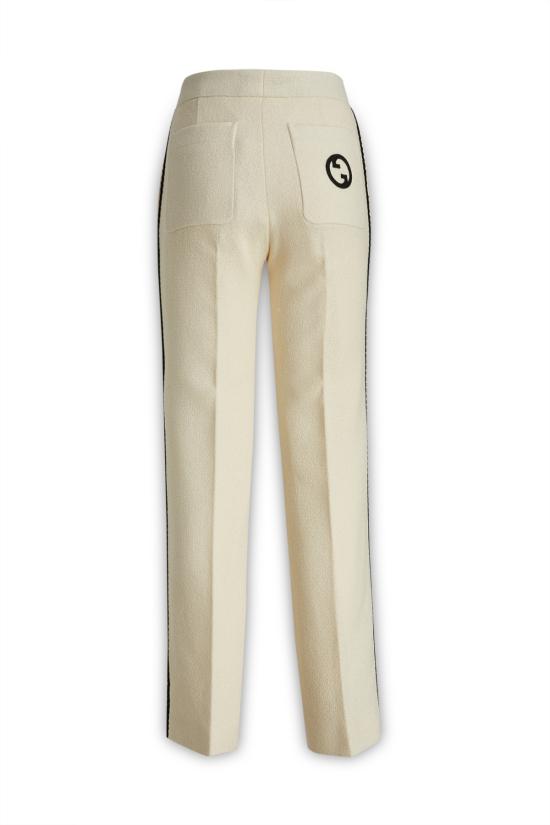  구찌 스트레이트 팬츠 736941ZANB9 9169 ALMOND FLOWER MIX - GUCCI