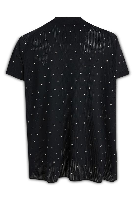  지방시 반팔 셔츠 BM60XH3YEK 001 Black - GIVENCHY