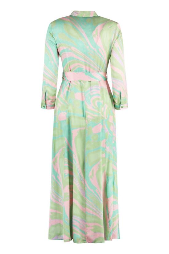  핑코 롱 원피스 102167A1NQ SN2 MULTICOLOR - PINKO