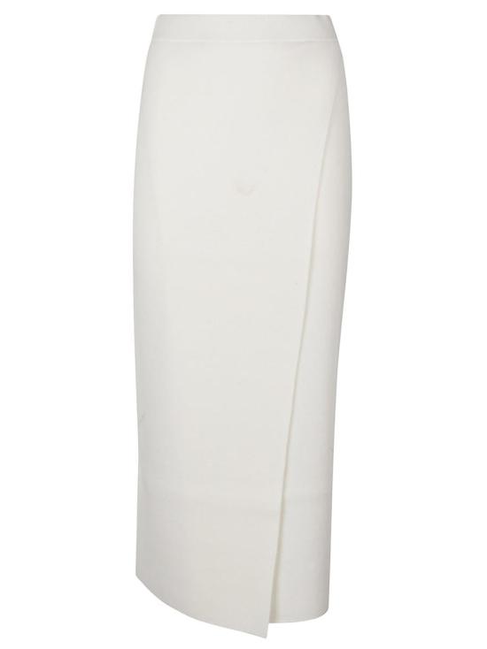 24FW 막스마라 롱 스커트 2421306022600 WHITE