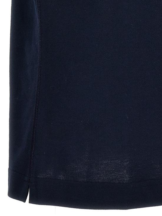  돌체앤가바나 로고 태그 코튼 폴로 셔츠  G8PL4TG7F2HB0665 BLUE - DOLCE & GABBANA