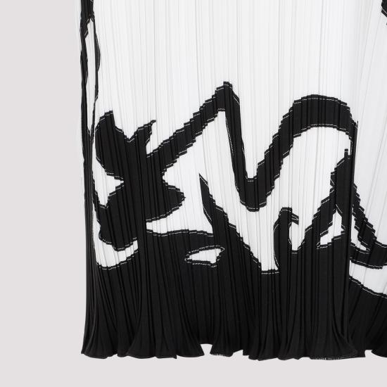  랑방 미디 원피스 RWDR00305904P24 001 OFF WHITE - LANVIN