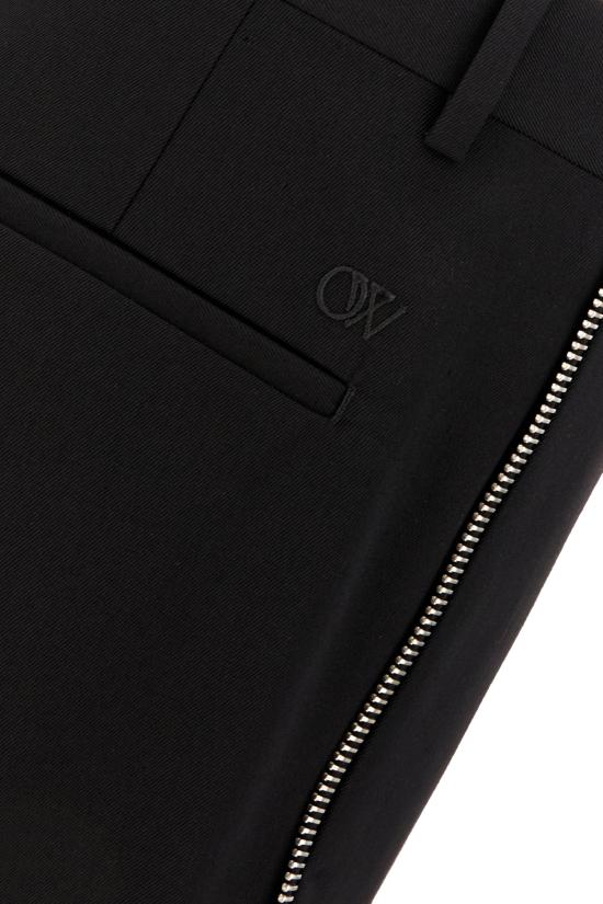  오프화이트 스트레이트 팬츠 OMCO023F23FAB001 1010 - OFF WHITE