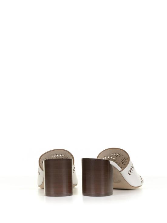  토즈 뮬/슬리퍼 XXW02LOHZ80MIDB013 White - TODS