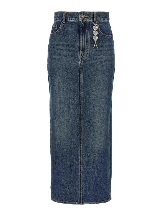  아레아 데님 스커트 PF24AWSK0018DE01BLU Blue