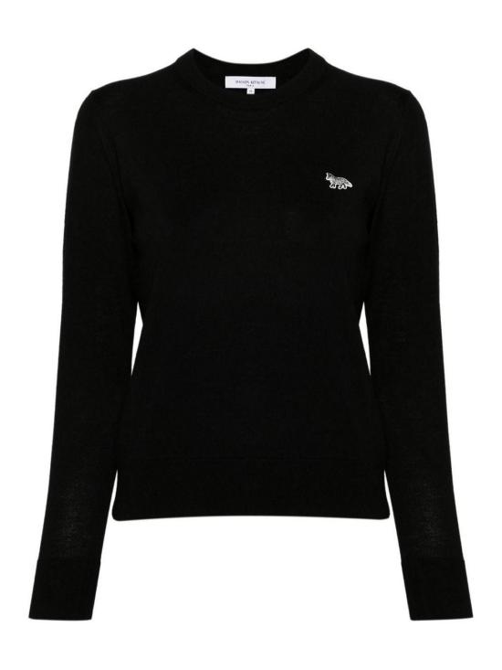25SS 메종키츠네 베이비 폭스 패치 레귤러 스웨터 MW00816KT1036P199 Black