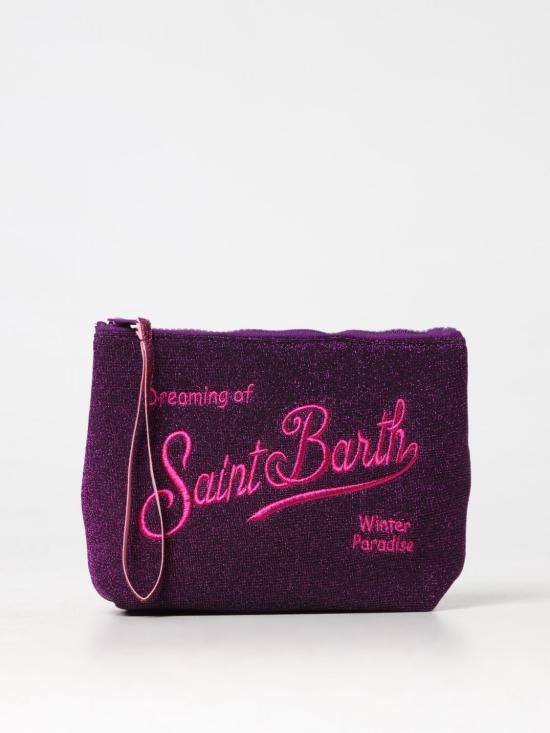 24FW [키즈] 세인트바쓰 크로스백 ALINE W LUREX 24 STRASS Fuchsia