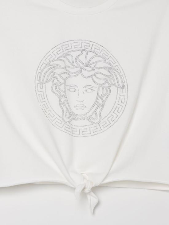 25FW [키즈] 베르사체 티셔츠 10152621A11452 2W210 White - VERSACE