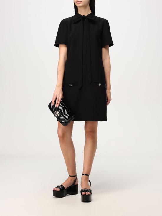 24FW 구찌 숏 원피스 788667ZAQ1L 1000 Black - GUCCI