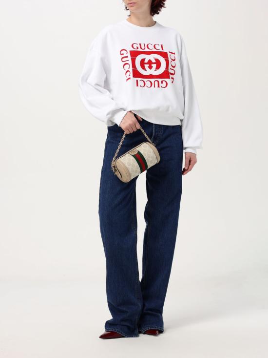 24FW 구찌 긴팔 티셔츠 789582XJGSU 9280 White - GUCCI