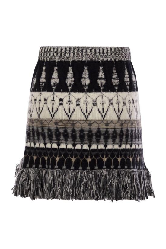 24FW 바니제 숏 스커트 V31551 BLACK BUTTER - VANISÉ