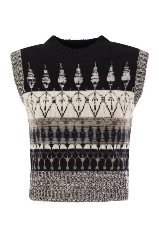 24FW 바니제 베스트 V32550 BURRONERO BLACK BUTTER