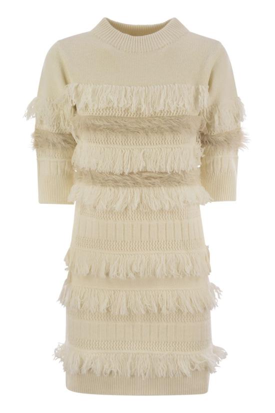 24FW 바니제 숏 원피스 V37532 BUTTER